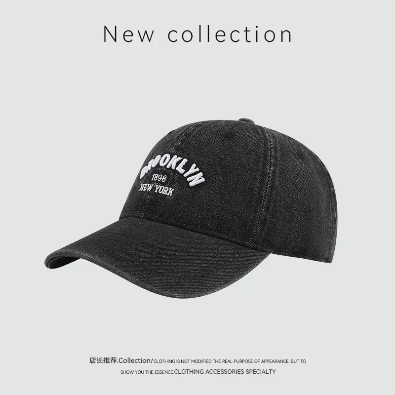 Brooklyn 1998 Vintage Baseball Cap Black — feature 3