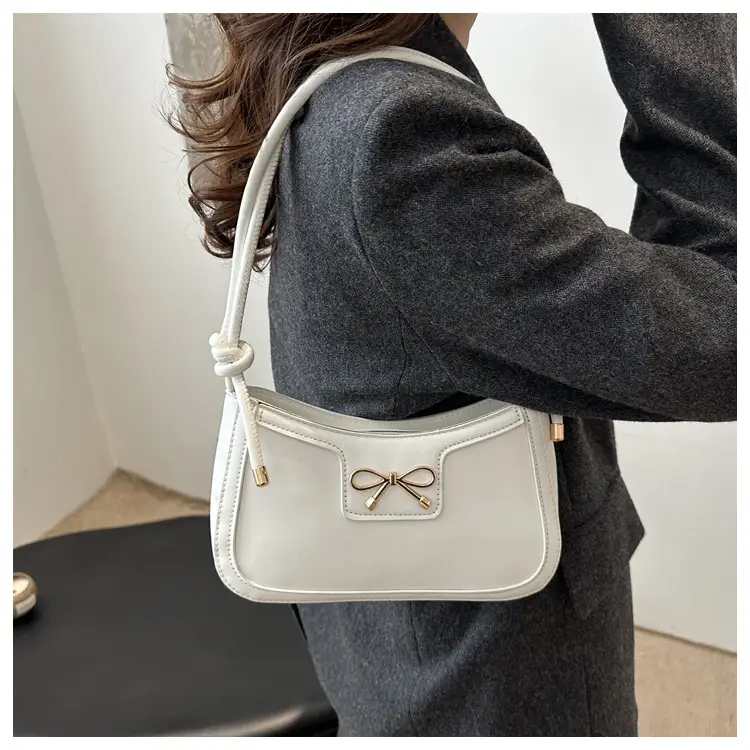White Textured Shoulder Bag for Women 2025 — feature 10