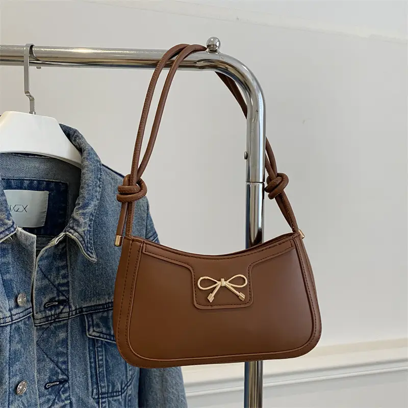 White Textured Shoulder Bag for Women 2025 - Image 3