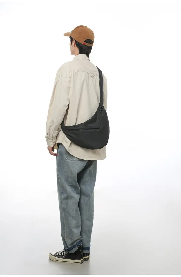 Men's Crossbody Bag Japanese Casual Sports Dumpling Bag Women's Canvas Shoulder Bag Fashionable Brand Men's Satchel luggage and leather goods — feature 12