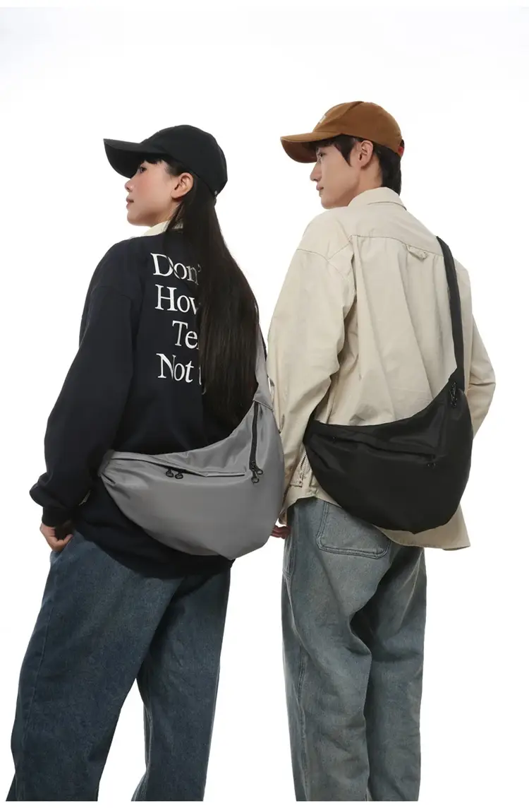 Men's Crossbody Bag Japanese Casual Sports Dumpling Bag Women's Canvas Shoulder Bag Fashionable Brand Men's Satchel luggage and leather goods — feature 15