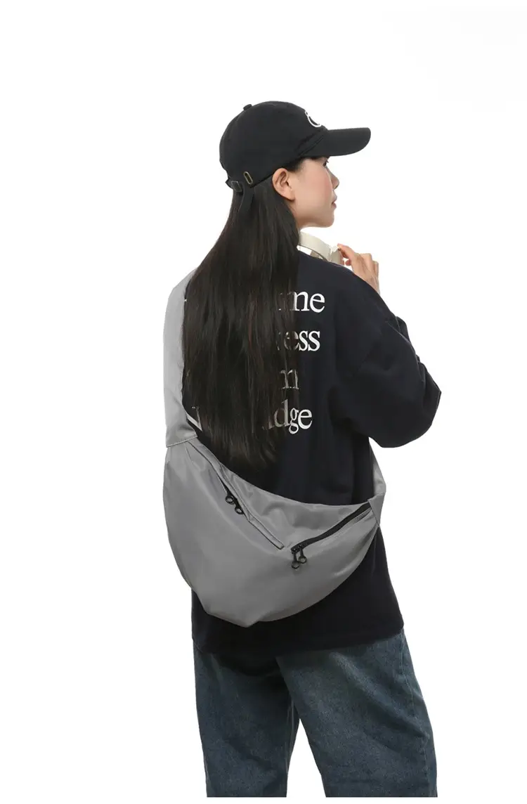 Men's Crossbody Bag Japanese Casual Sports Dumpling Bag Women's Canvas Shoulder Bag Fashionable Brand Men's Satchel luggage and leather goods — feature 17