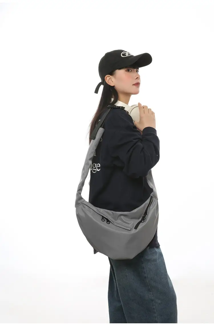 Men's Crossbody Bag Japanese Casual Sports Dumpling Bag Women's Canvas Shoulder Bag Fashionable Brand Men's Satchel luggage and leather goods — feature 20