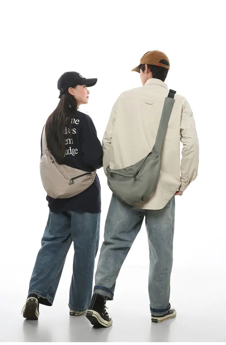 Men's Crossbody Bag Japanese Casual Sports Dumpling Bag Women's Canvas Shoulder Bag Fashionable Brand Men's Satchel luggage and leather goods — feature 22