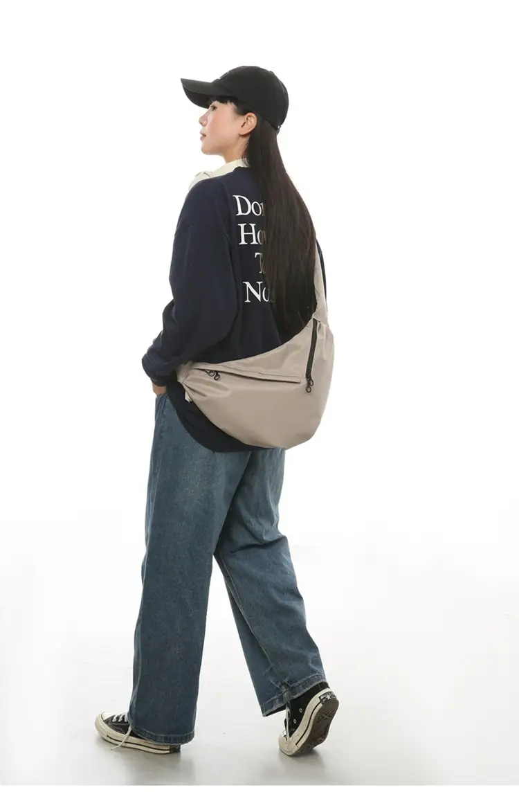 Men's Crossbody Bag Japanese Casual Sports Dumpling Bag Women's Canvas Shoulder Bag Fashionable Brand Men's Satchel luggage and leather goods — feature 25