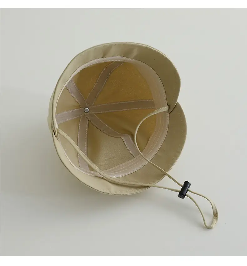 Baby's Cotton Fisherman's Hat Beige Spring Autumn — feature 11