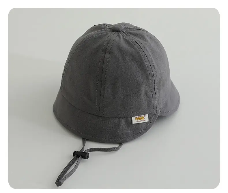 Baby's Cotton Fisherman's Hat Beige Spring Autumn — feature 7