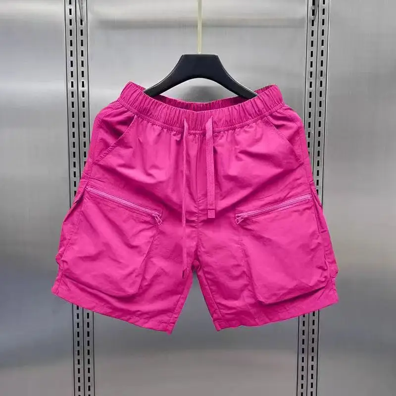 Purple Thin Summer Shorts for Men - Image 5