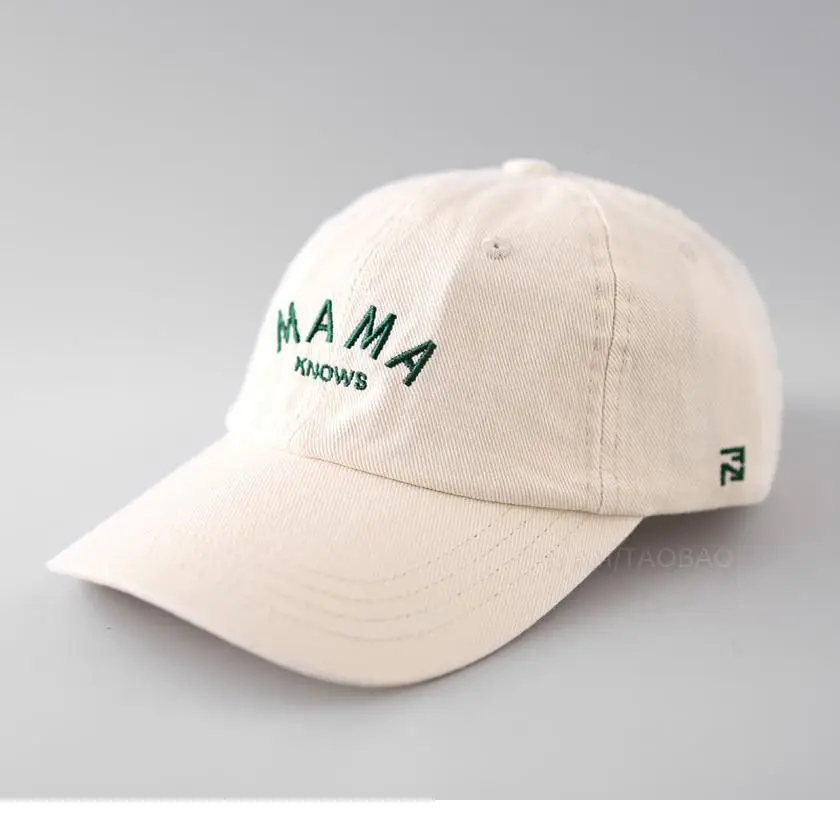 Women Navy Blue Letter Embroidered Baseball Cap - Image 9
