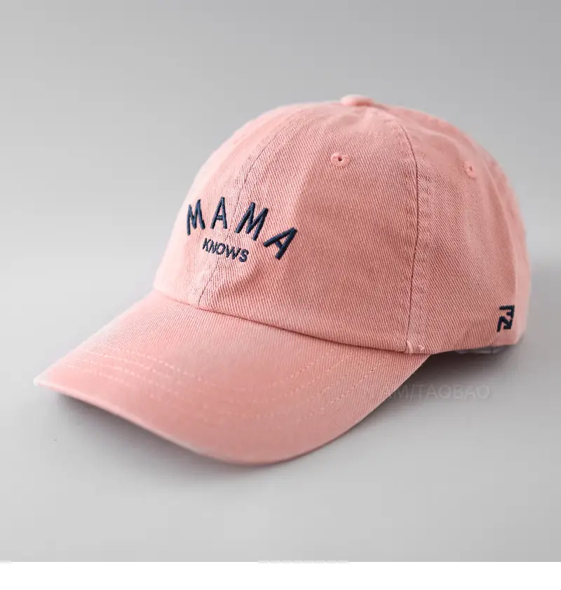 Women Navy Blue Letter Embroidered Baseball Cap - Image 2