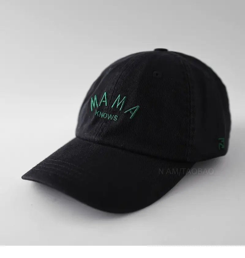 Women Navy Blue Letter Embroidered Baseball Cap - Image 6