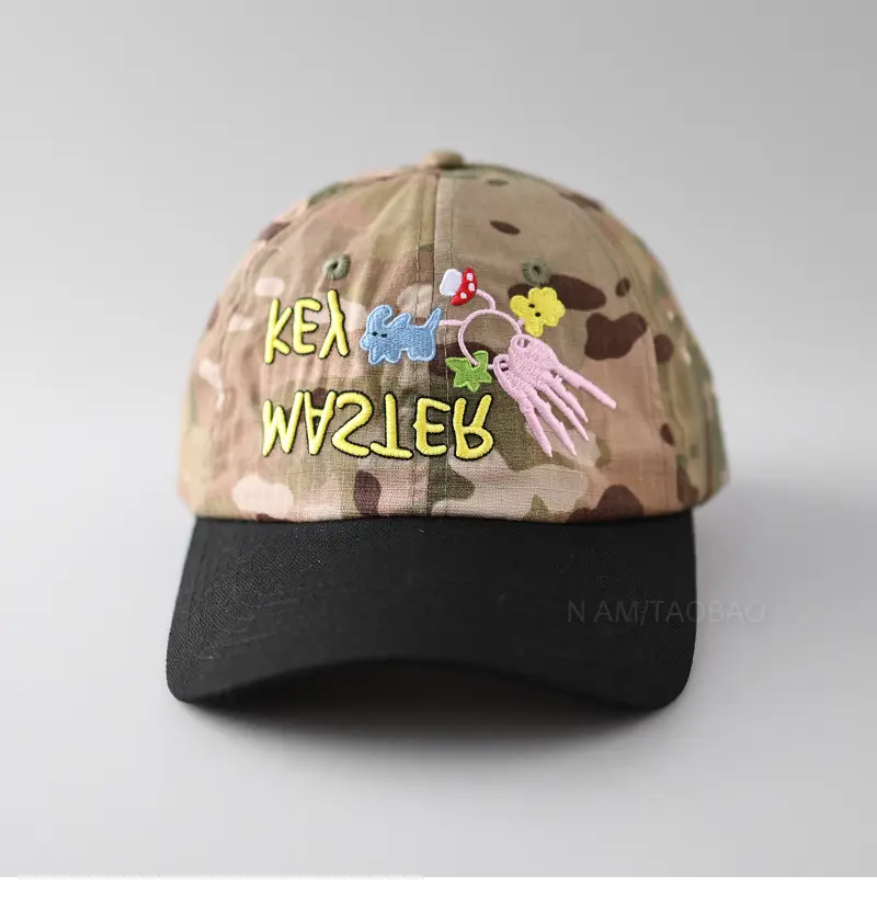 Korean Cartoon Camo Cap Women Fun Cute — feature 2