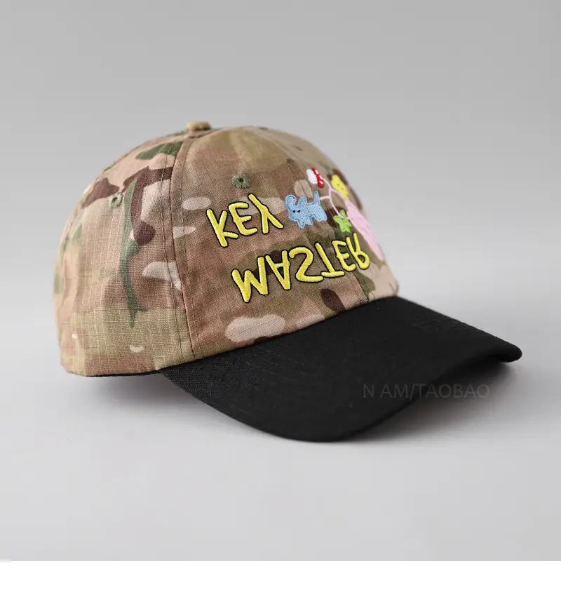 Korean Cartoon Camo Cap Women Fun Cute — feature 4