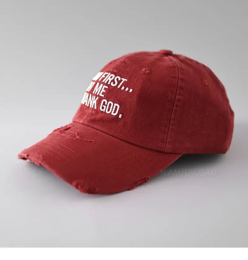 Ankora Red Korean Baseball Cap for Men Women — feature 8