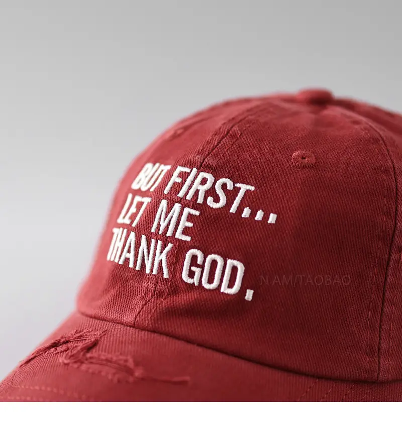 Ankora Red Korean Baseball Cap for Men Women — feature 9