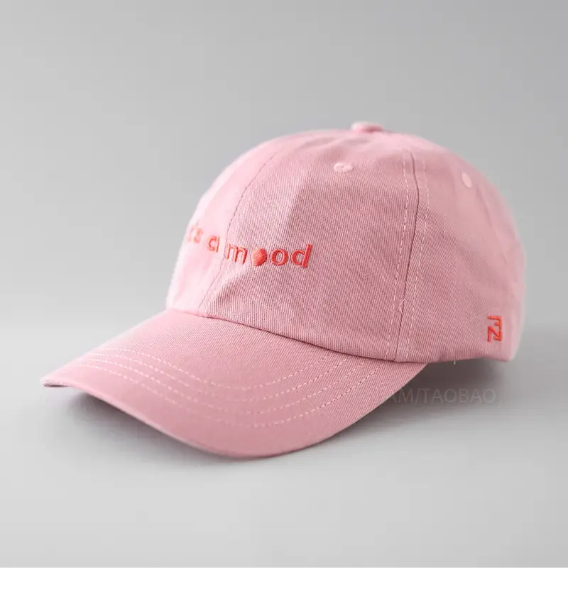 Pink Korean-style Baseball Cap for Men Women - Image 3