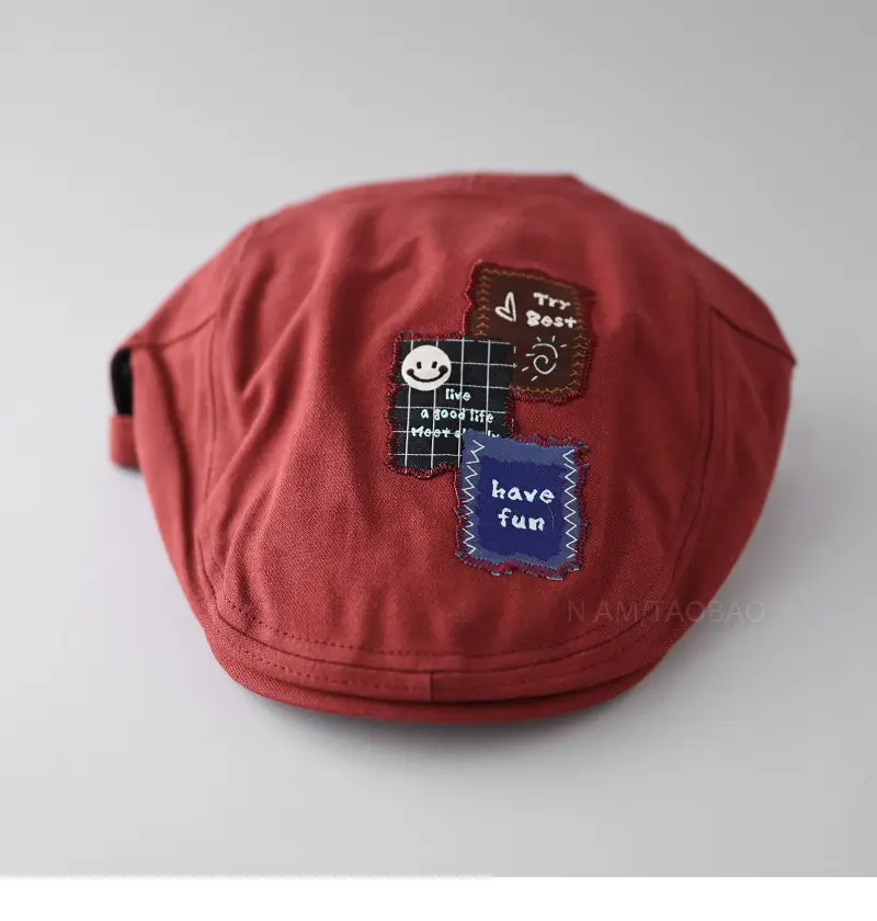 White Letter Embroidered Cap for Men Women Sunshade — feature 7
