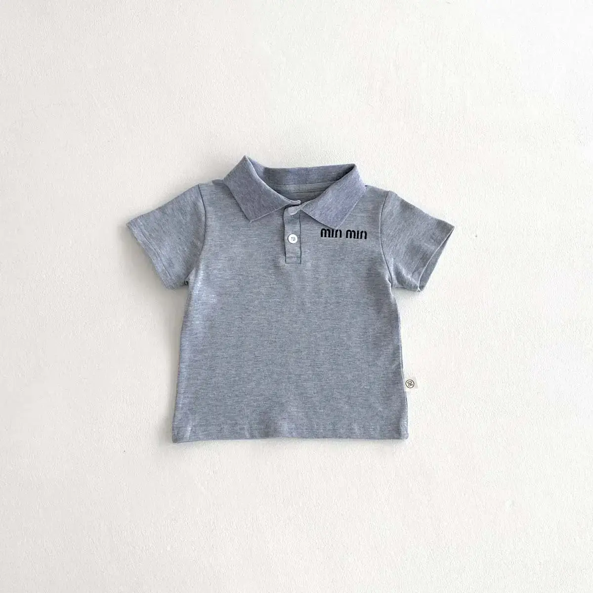Summer Boys Korean Polo Shirt White Blue Red — feature 18