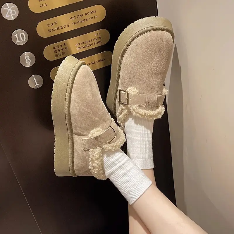 2025 Women's Plush Slip-On Snow Boots Winter - Image 5