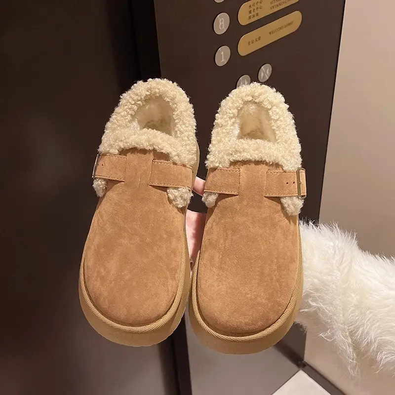 2025 Women's Plush Slip-On Snow Boots Winter - Image 2
