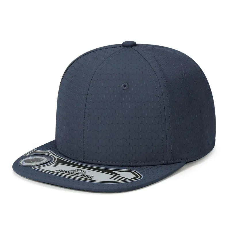 White Hard Top Baseball Cap with Embroidered Brand Label - Image 4