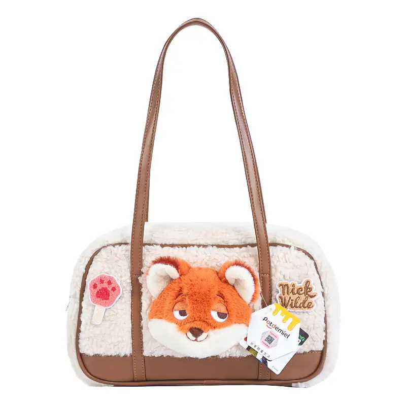 Disney Judy Nick Blue Furry Backpack for Women
