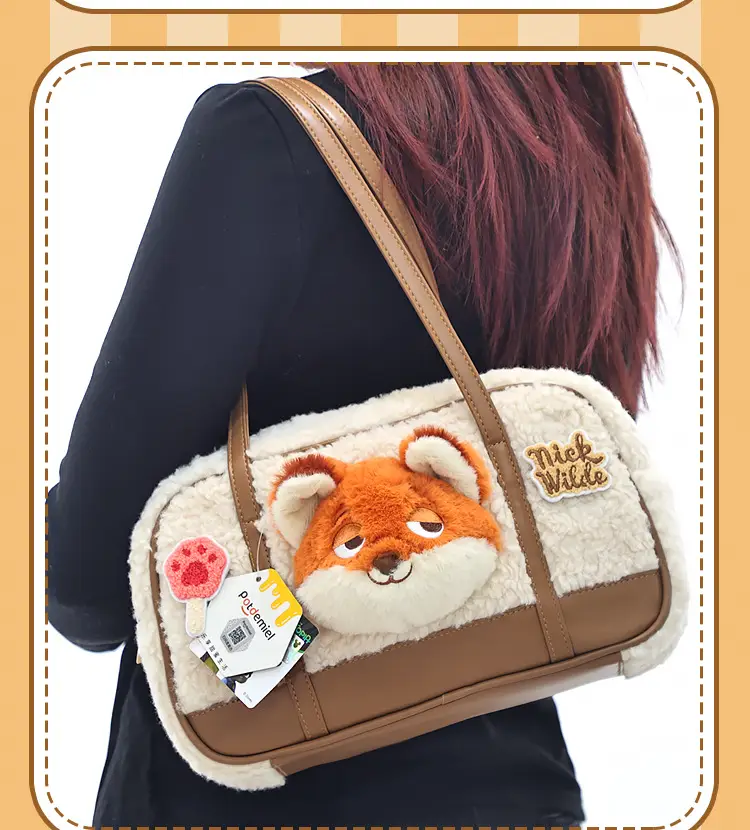 Disney Judy Nick Blue Furry Backpack for Women — feature 12