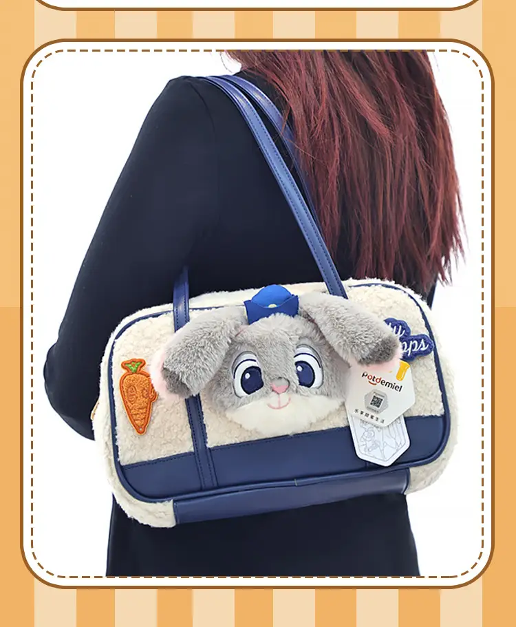 Disney Judy Nick Blue Furry Backpack for Women — feature 13
