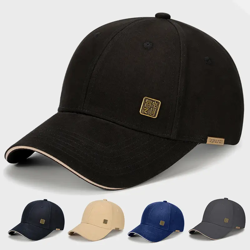 Men's Beige Baseball Cap Four Seasons 10kg - Image 5