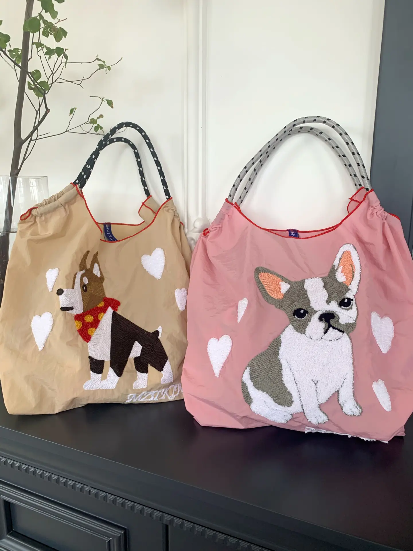Embroidered Blue Bunny Bag for Women — feature 6