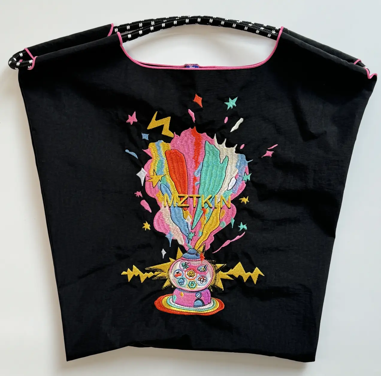 Embroidered Blue Bunny Bag for Women - Image 45