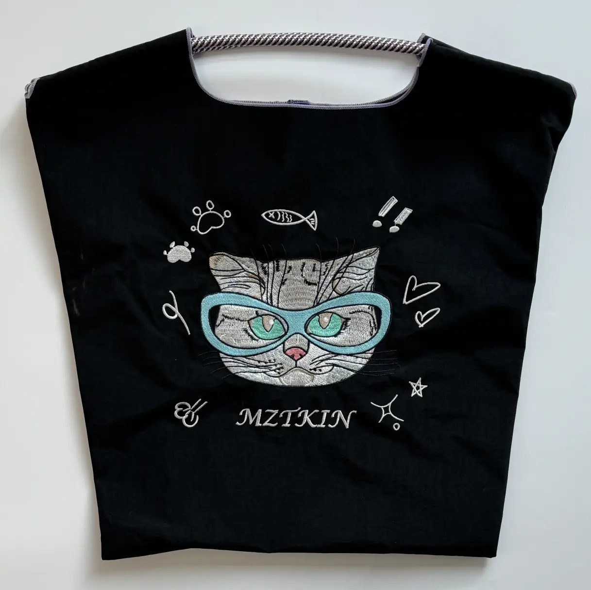 Embroidered Blue Bunny Bag for Women - Image 51