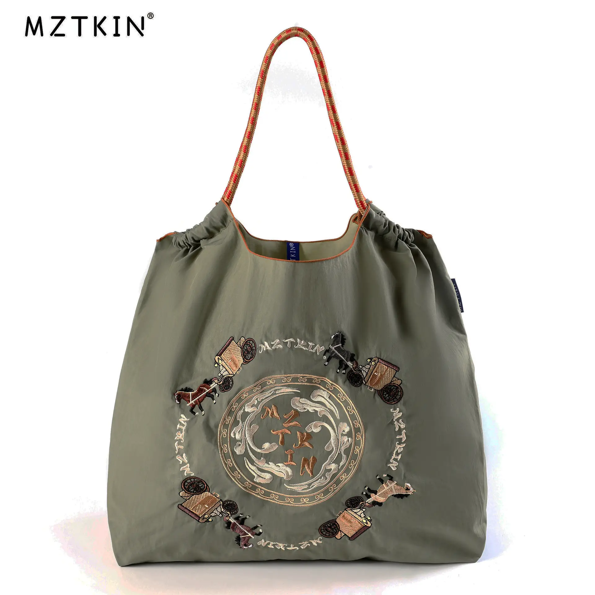 Embroidered Blue Bunny Bag for Women - Image 58