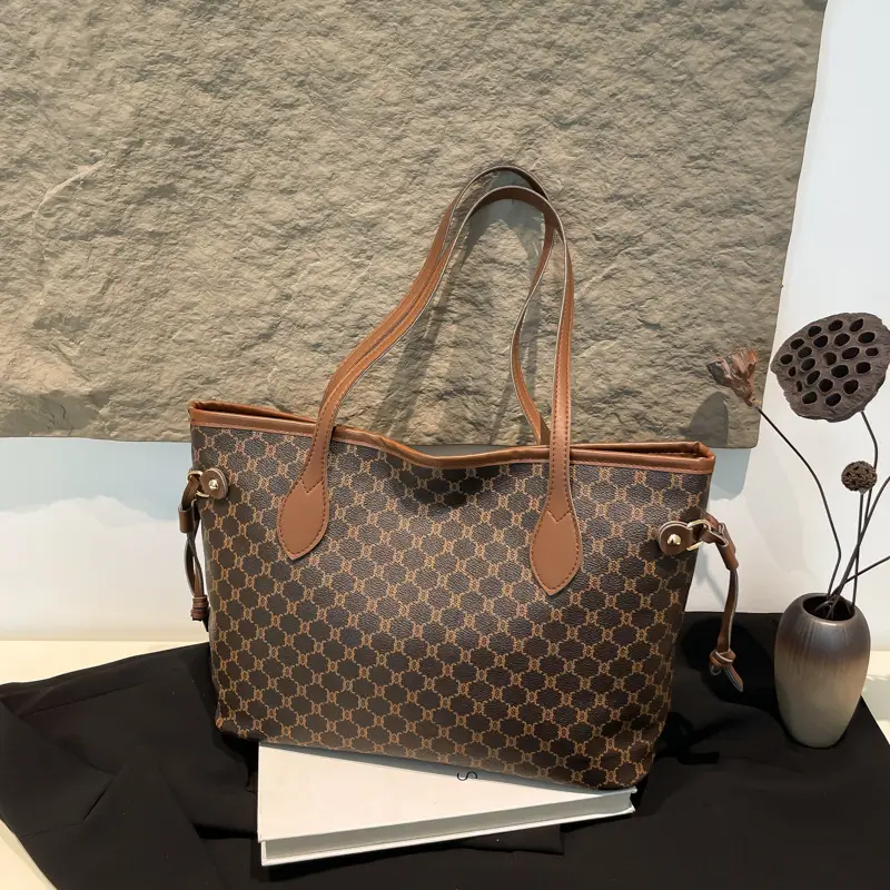 Vintage Printed Tote Bag for Women 2025 Spring - Image 4