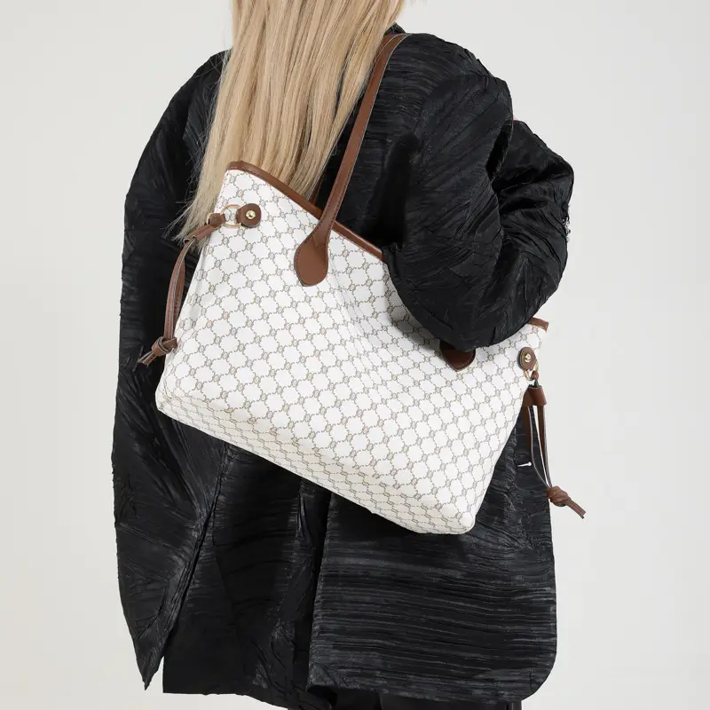 Vintage Printed Tote Bag for Women 2025 Spring - Image 5