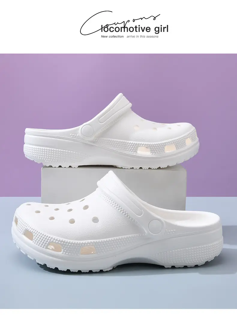 Crocs-Style Star Hole Shoes for Women, Wear-Resistant, Non-Slip, Closed-Toe Slippers, Eva Breathable, Odor-Resistant, Couple Sandals Wholesale — feature 13