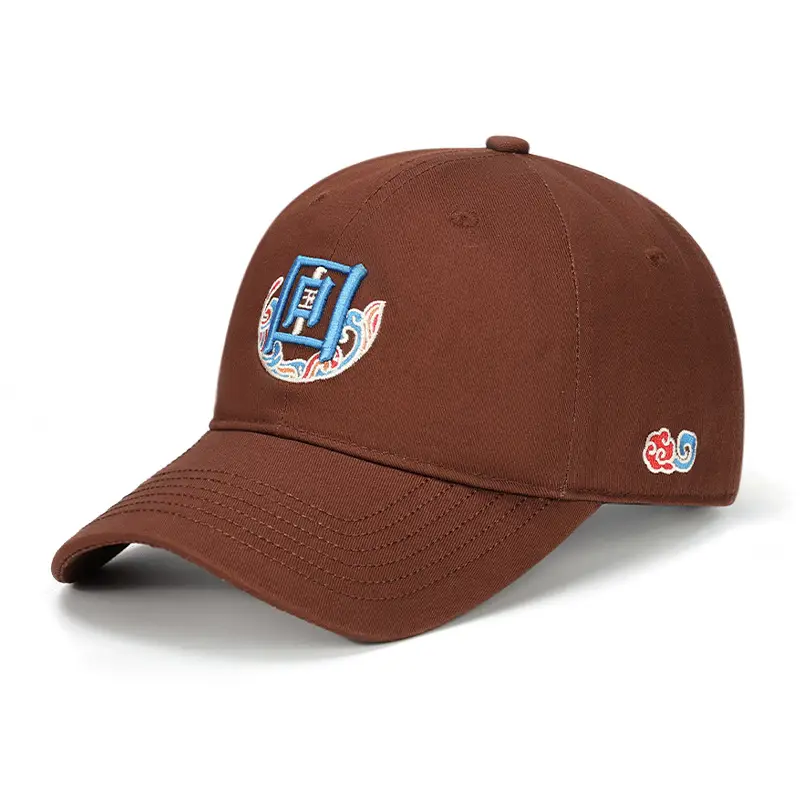 Black Baseball Cap with National Emblem Embroidery - Image 4