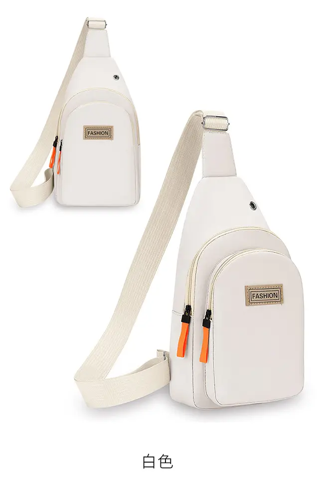 Pink Women's Multi-functional Chest Bag with Adjustable Strap — feature 25