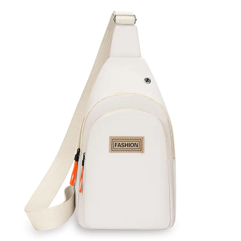 Pink Women's Multi-functional Chest Bag with Adjustable Strap - Image 3