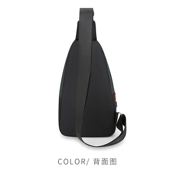 Men's Waterproof Multi-Layer Chest Bag with Crossbody Strap — feature 30