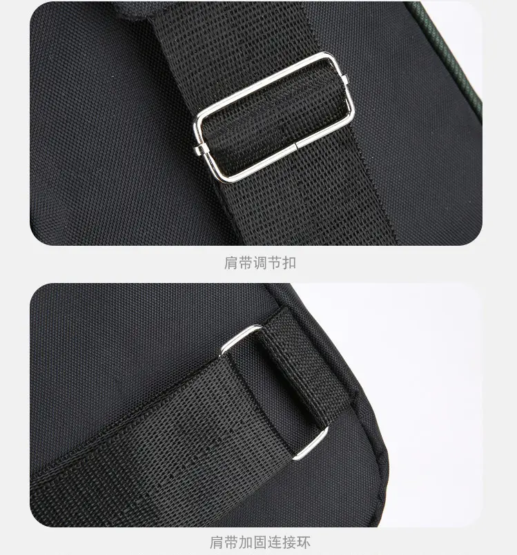 Men's Waterproof Multi-Layer Chest Bag with Crossbody Strap — feature 33