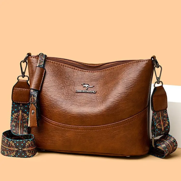 Black Embroidered Crossbody Bag for Women 2025 - Image 6