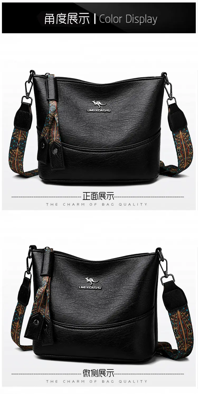 Black Embroidered Crossbody Bag for Women 2025 — feature 9