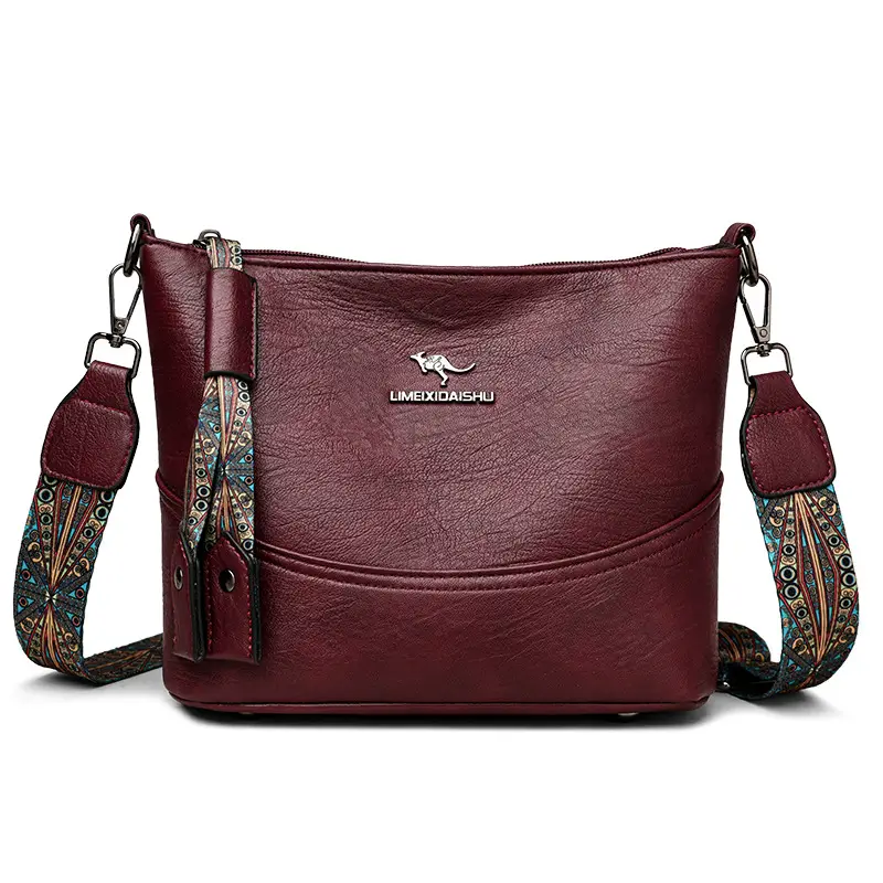 Black Embroidered Crossbody Bag for Women 2025 - Image 3