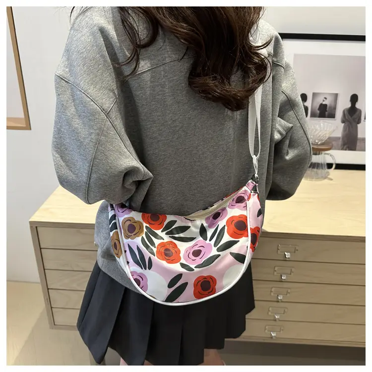 Women's Floral Colored Crossbody Bag Large Capacity — feature 24