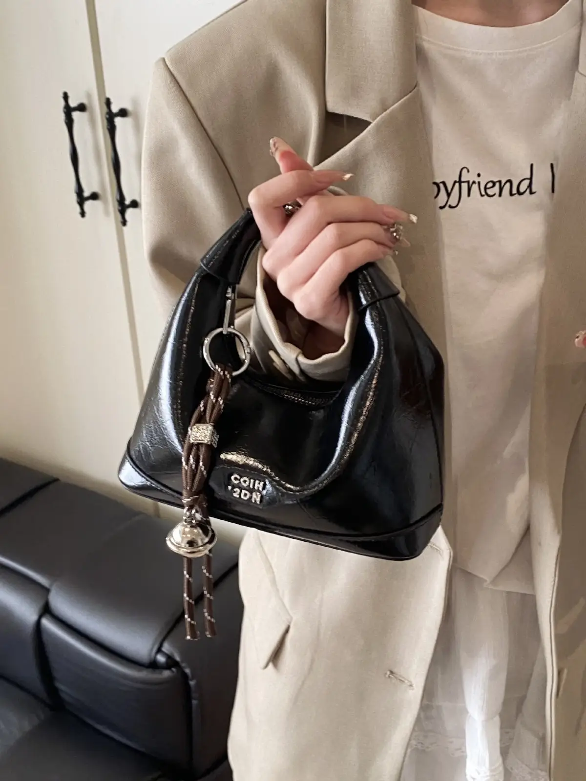 Women Retro Handbag Brown Leather Crossbody 2026 - Image 9