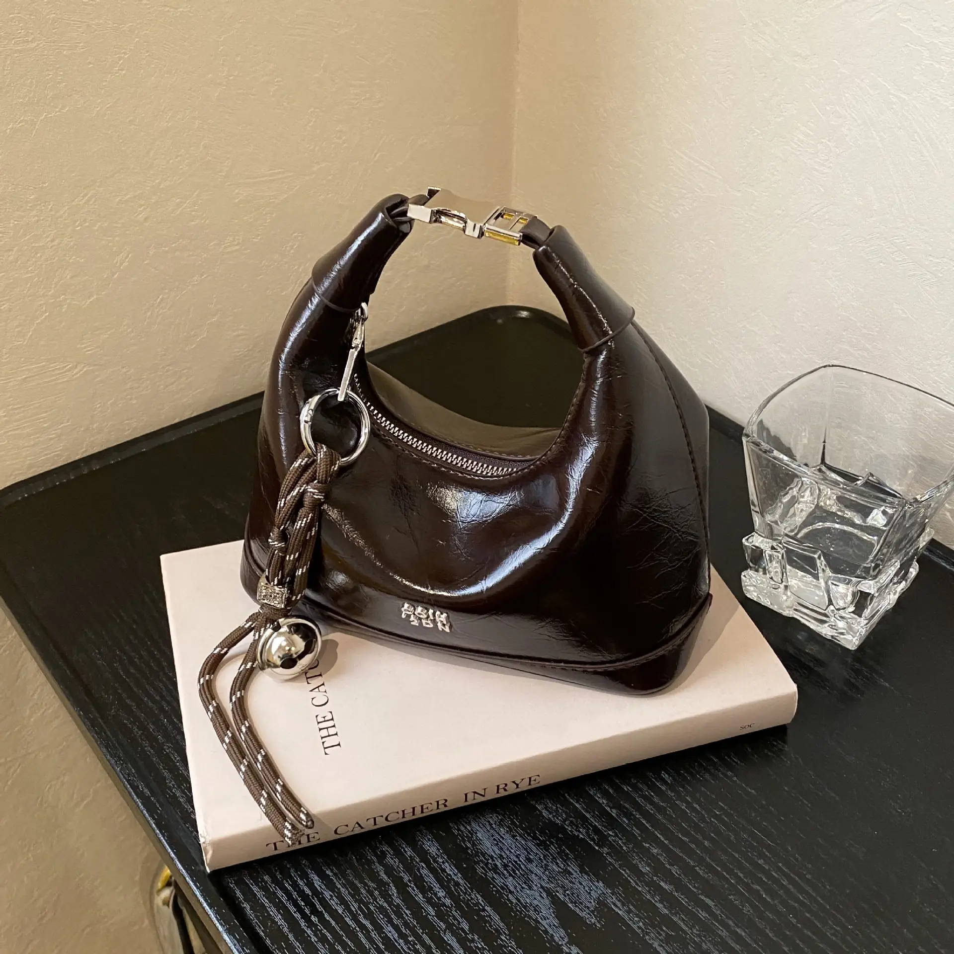 Women Retro Handbag Brown Leather Crossbody 2026 - Image 5