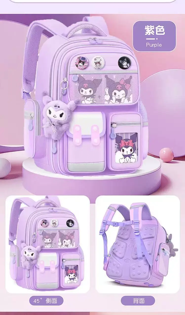 Schoolbags for Primary School Students in Grades 1, 2, and 6, Girls' Cartoon Spine-Protecting and Weight-Reducing Backpacks for Children Aged 6-12 Years Old Wholesale — feature 13