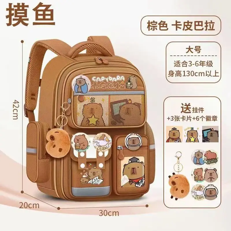 Schoolbags for Primary School Students in Grades 1, 2, and 6, Girls' Cartoon Spine-Protecting and Weight-Reducing Backpacks for Children Aged 6-12 Years Old Wholesale