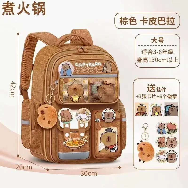 Schoolbags for Primary School Students in Grades 1, 2, and 6, Girls' Cartoon Spine-Protecting and Weight-Reducing Backpacks for Children Aged 6-12 Years Old Wholesale